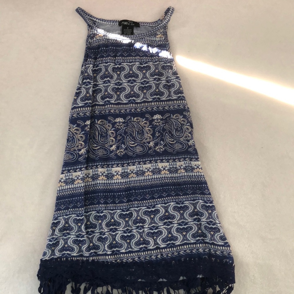 Blue tank top